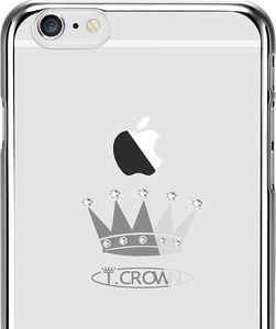 X-FITTED Etui X-FITTED Swarovski IPHONE 6+ Crown srebrne PPHGS 1