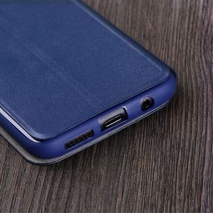 x-level Etui XLEVEL Flip leather STAND SAMSUNG S8+ niebieskie 4