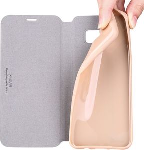 x-level Etui XLEVEL Flip leather STAND SAMSUNG S8+ złote 2
