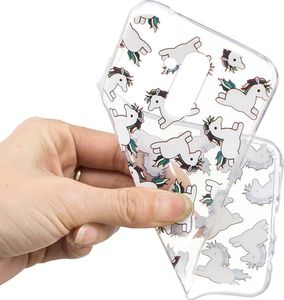 Etui Slim Art SAMSUNG A6 2018 skaczący jednorożec 4
