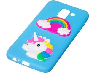 Etui 3D Samsung J6 2018 Unicorn and rainbow 3