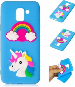Etui 3D Samsung J6 2018 Unicorn and rainbow 5