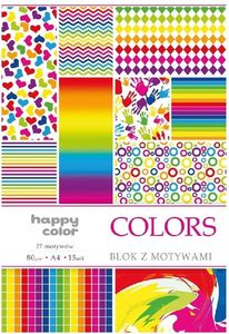 Happy Color Blok A4/10 z motywami Colors HAPPY COLOR 1