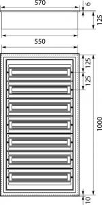 Elektro-Plast Rozdzielnica modułowa 7x24 podtynkowa IP54 (DARP-168) 2
