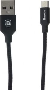 Kabel USB Baseus USB-A - microUSB 1 m Czarny (53386-uniw) 1