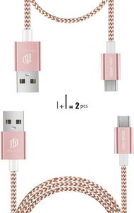 Kabel USB Dux Ducis USB-A - microUSB 1 m Różowy (49277-uniw) 1
