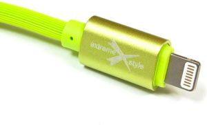 Kabel USB Extreme Networks Kabel USB silikonowy LIGHTNING zielony BOX EXTREME 1