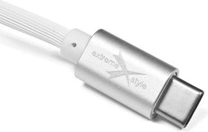 Kabel USB Extreme Networks Kabel USB silikonowy 2.0 USB-C biały BOX EXTREME 1