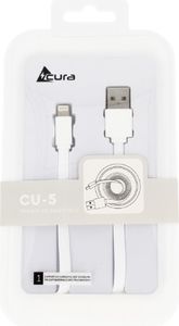 Kabel USB Kabel USB Acura IPHONE 5G/5S/6 1m biały CU1 1