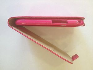 KABURA PIONOWA RUBBER LG F70 RÓŻOWA A 2