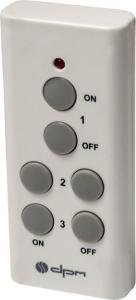 DPM Oprawka E27 sterowana pilotem, zestaw 3szt. (DT30) 2