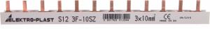 Elektro-Plast Szyna prądowa typu PIN 3P 10mm2 63A 12 pinów IZS10/3F/12 (45.222) 1