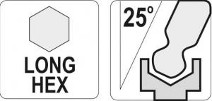 Yato Klucz imbusowy hex typ L 14mm z kulką (YT-05464) 2