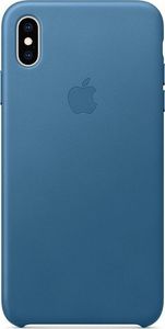 Apple Etui skórzane iPhone XS Max - szary błękit-MTEW2ZM/A 1
