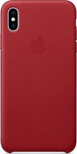Apple Etui skórzane iPhone XS Max - (PRODUCT)RED-MRWQ2ZM/A 1