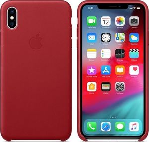 Apple Etui skórzane iPhone XS Max - (PRODUCT)RED-MRWQ2ZM/A 3