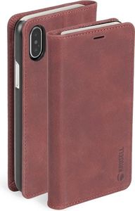 Krusell Krusell iPhone Xs Sunne 4 Card 61447 czerwony /red, FolioWallet 3