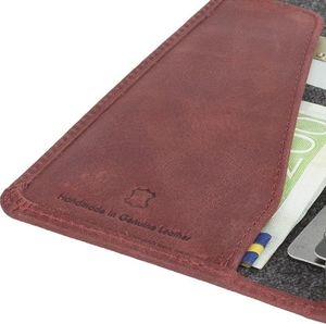 Krusell Krusell iPhone Xs Sunne 4 Card 61447 czerwony /red, FolioWallet 4