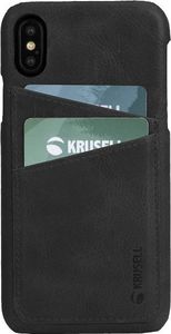Krusell Krusell iPhone Xs Sunne 2 Card 61441 czarny/black BackCover 1