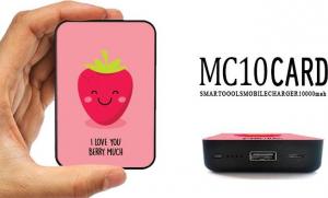 Powerbank Smartools MC10 CARD BERRY 4