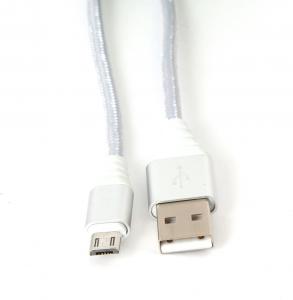 Kabel USB Omega USB-A - 1 m Srebrny (OUFBB3MBOXS) 2
