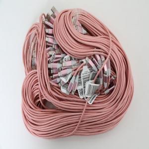 Kabel USB Omega USB-A - 2 m Różowy (OUFBB4LRG) 1