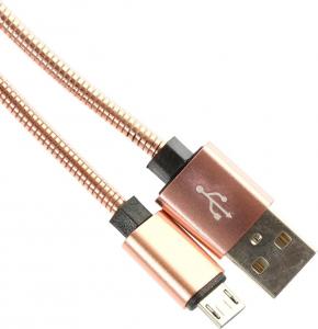 Kabel USB Omega USB-A - microUSB 1 m Złoty (OUFBB6MBOXRG) 5