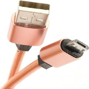 Kabel USB Omega USB-A - microUSB 1 m Złoty (OUFBB6MBOXRG) 7