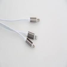 Kabel USB Omega USB-A - 1.2 m Czarny (OUFBBC3IN1S) 1