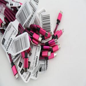 Kabel USB Omega Micro USB, 2A, 1m, Rose Red (44192) 3