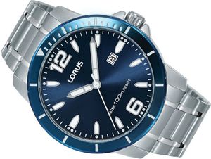 Zegarek Lorus Męski RH961JX9 Sportowy WR 100M srebrny 2