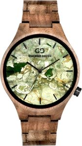 Zegarek Giacomo Design Męski Drewniany GD08802 brązowy 1
