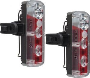 Blackburn Zestaw Lampki 2'FER XL USB przód 200 lumenów tył 40 lumenów czarna 2szt 1