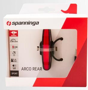 SPANNINGA Lampka tylna Arco XB 30 lumenów usb czarna (NEW) 6