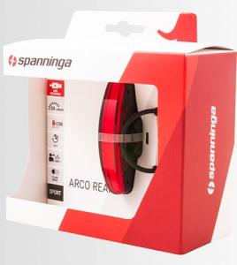 SPANNINGA Lampka tylna Arco XB 30 lumenów usb czarna (NEW) 7