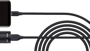 Kabel USB Aukey USB-A - USB-C 2 m Czarny (CB-AC2 BLACK) 3