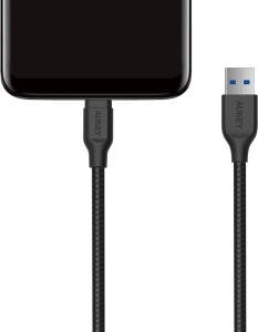 Kabel USB Aukey USB-A - USB-C 2 m Czarny (CB-AC2 BLACK) 5