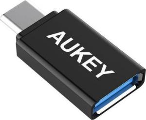 Adapter USB Aukey CB-A1 USB-C - USB Czarny  (LLT58621) 1