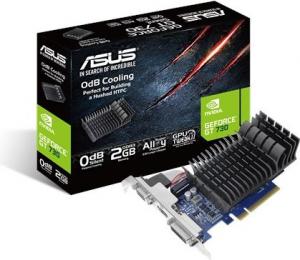 Karta graficzna Asus NVIDIA GeForce GT 730 2 GB 64 bit PCIE 2.0 16x GDDR3 Memory 1600 MHz GPU 902 MHz Heatsink (passive) 1x15pin D-sub 1xDVI 1xHDMI (GT730-SL-2G-BRK-V2) 1