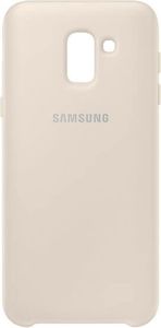 Samsung Etui Samsung EF-PJ600CF J6 2018 J600 złoty/gold Dual Layer Cover 1