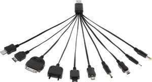 Kabel USB M-Life USB-A - Uniwersalne Czarny (KPO3926) 1