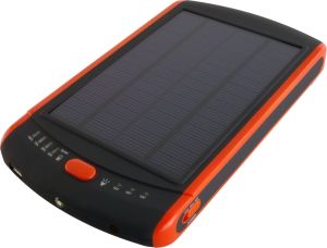 Powerbank PowerNeed 23000mAh z panelem solarnym 2.5W, DC do 19V (S23000) 2
