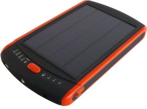 Powerbank PowerNeed 23000mAh z panelem solarnym 2.5W, DC do 19V (S23000) 1