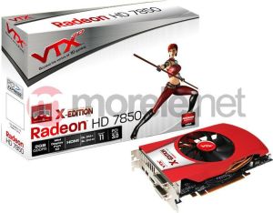 Karta graficzna Vertex3D RADEON HD 7850 X-Edition 2048 MB DDR5 PCIe 3.0 miniDP (VX7850 2GBD5-2DHX) 1