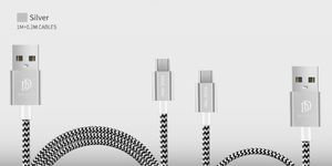 Kabel USB Dux Ducis USB-A - microUSB 1 m Srebrny (47162-uniw) 19