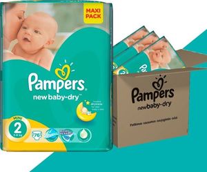 Pieluszki Pampers Pieluchy Active Baby Monthly Box r. 2 (4-8kg) 228 szt. 1