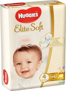 Pieluszki Huggies pieluszki Elite Soft 4, 8-14 kg, 66szt. 1