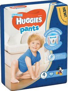 Pieluszki Huggies Sauskelnės-kelnaitės HUGGIES Pants Boys Mega, 4 dydis, 52 vnt. 1