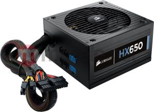 Zasilacz Corsair HX 80 Plus Gold Modular 650W, EU Version (CP-9020030-EU) 2