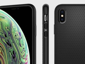 Spigen Nakładka Liquid Air do Apple iPhone XS Max czarna 6